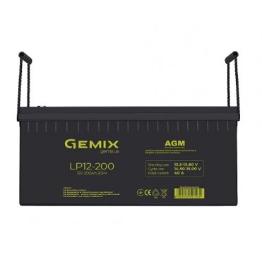 Батарея акумуляторна Gemix LP12-200 AGM
