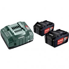 Комплект Metabo CAS 2 акумулятори Li-Power 18В 5,2Ач + зарядний ASC 145 12-36В
