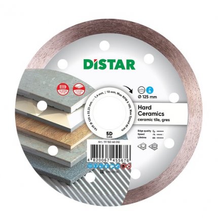 Диск алмазний відрізний Di-Star Hard Ceramics 125x22.2