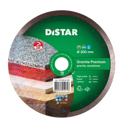 Диск алмазний відрізний Di-Star Granite Premium 200x25,4