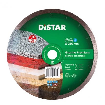 Диск алмазний відрізний Di-Star Granite Premium 250x25,4
