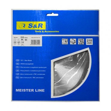 Диск пиляльний S & R Meister Sprinter 210x30x2,4 мм(240018210)