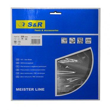 Диск пиляльний S & R Meister Power Cut 230x30 20 / 25,4 x2,8 мм(241016230)