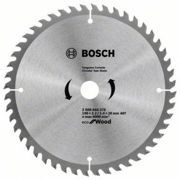 Диск пильный Bosch ECO for Wood 190x20  (2608644378)