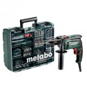 Дриль ударний Metabo SBE 650 БЗП + комплект приладдя 600671870