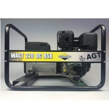 Зварювальний генератор бензиновий AGT WAGT 220 DC BSB SE 380В/230В 5,2/2,8 кВт(WAGT220DCBSBSE)