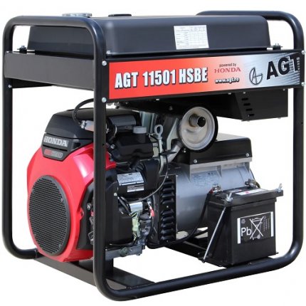Генератор бензиновий AGT 11501 HSBE R45 230В 11 кВт