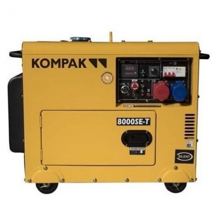 Генератор дизельний KOMPAK K8000SE-T ATS 6,4/6 кВт