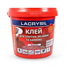 Клей монтажний акриловий Lacrysil «Для плитки, мозаїки і каменю» 3 кг