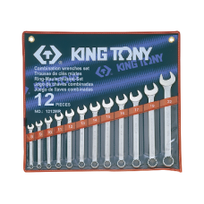 Набір гайкових комбінованих ключів King Tony 1212 MR