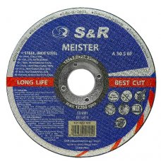 Круг отрезной по металлу S&R Meister A 30 S BF 125x2,0x22,2
