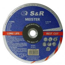 Круг отрезной по металлу S&R Meister A 30 S BF 230x2,0x22,2