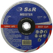 Круг отрезной по металлу S&R Meister A 30 R BF 230x2,5x22,2