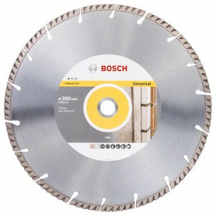 Диск алмазний відрізний сегментний Bosch Standard for Universal 350x25,4