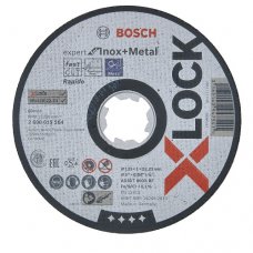 Круг абразивный отрезной Bosch X-Lock Expert for Inox+Metal 125x22,2 мм 