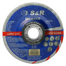 Круг зачистной по металлу S&R Meister A 24 R BF 125x6,0x22,2