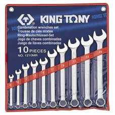 Набор комбинированных ключей KING TONY 1210MR 10шт (8-24мм)