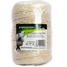 Шпагат коттоновый Gruntek Cotton twine 3 мм*150 м 