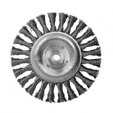 Щітка дискова S & R, сталева плетена проволока 150, ворс 0,5 мм(135554150)