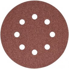 Набор шлифовальных кругов S&R D125 P180 - 8 отверстий, 5 шт.