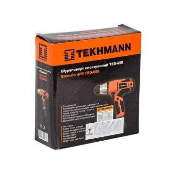 Шуруповерт електричний Tekhmann TED-650(844128)