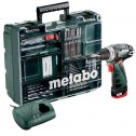 Дриль-шуруповерт акумуляторний Metabo PowerMaxx BS Set c комплектом приладдя(600079880)