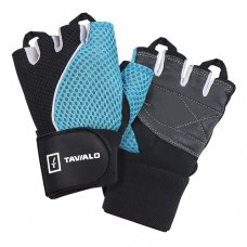 Спортивні рукавички Tavialo Black-Blue S жіночі
