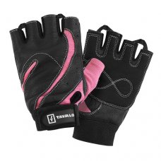 Спортивні рукавички Tavialo Black-Pink S шкіра