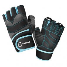 Спортивні рукавички Tavialo Black-Gray- Blue L чоловічі