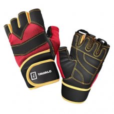 Спортивні рукавички Tavialo Black-Red-Yellow L чоловічі