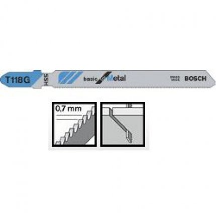 Пиляльне полотно Bosch Basic for Metal T 118 G 5шт