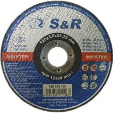 Круг отрезной по металлу S&R Meister типа A 30 S-BF 125x2